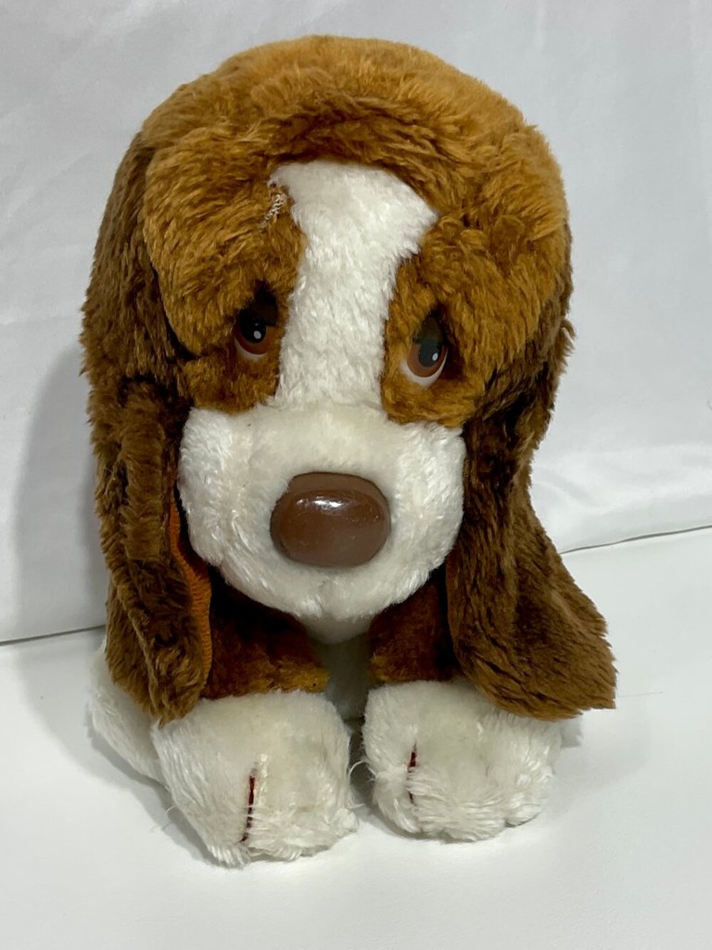 Baxter 8" Vintage Bashful Basset Hound Dog Plush Stuffed Animal